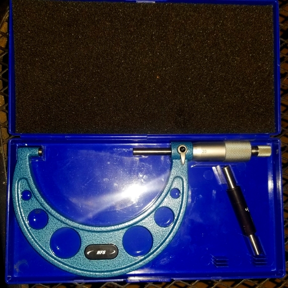 HFS Precision Outside Micrometer 3 - 4" Range, 0.0001" Accuracy in Box - Picture 1 of 6